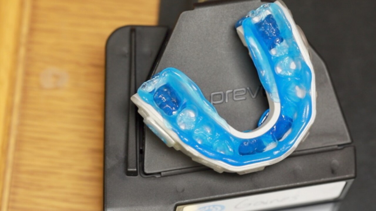 All Saints Academy Football Team Testing Smart Mouth Guards