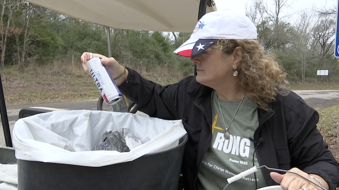 Leon County woman transforms 'Tin Can Alley' through volunteer road cleanup efforts
