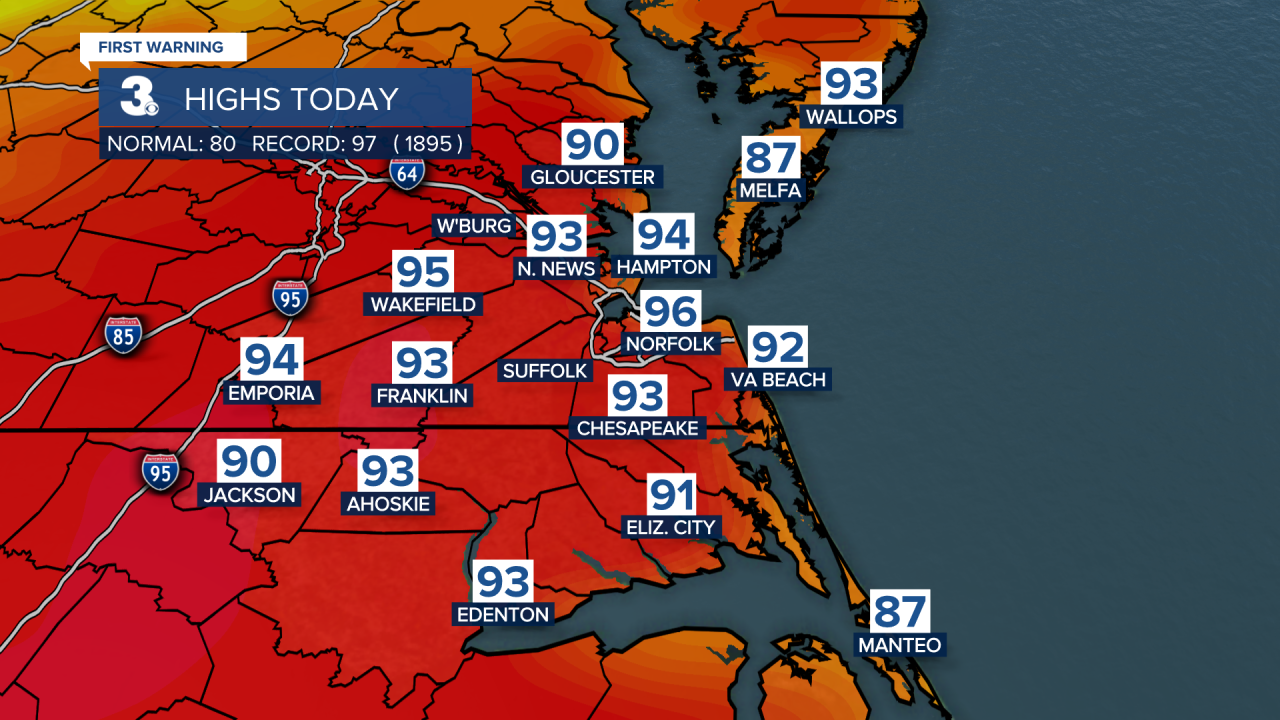 Strong cold front ushers in gusty winds and fall temperatures