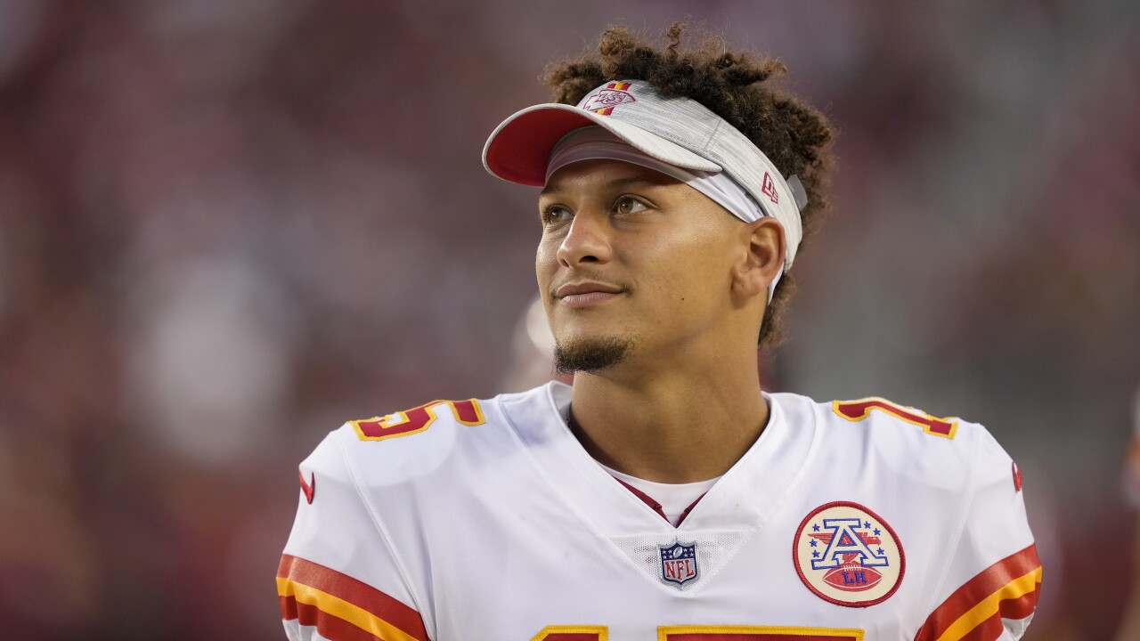 Chiefs QB Mahomes nominated for Walter Payton NFL Man of the Year Award