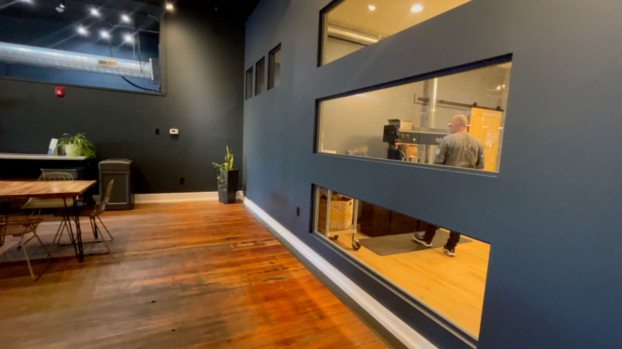 New roasting room