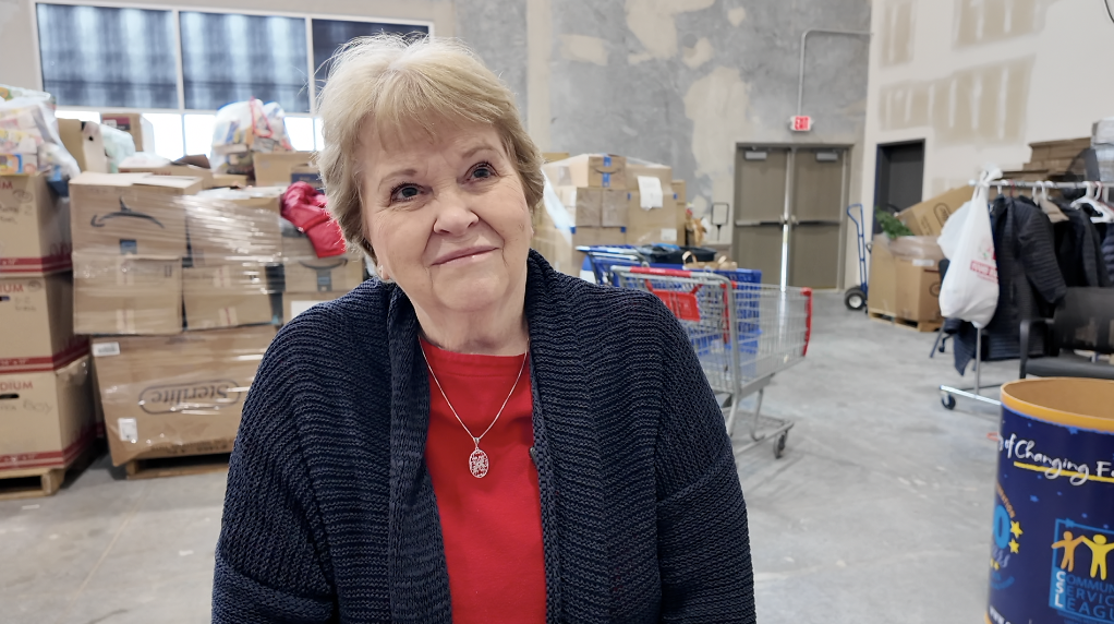 Colleen McKinney, a Community Services League volunteer