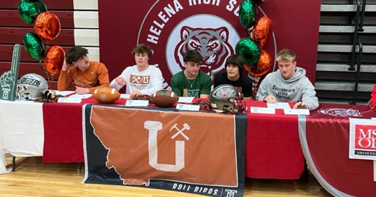 Helena High celebrates 14 studentathletes on 2024 signing day