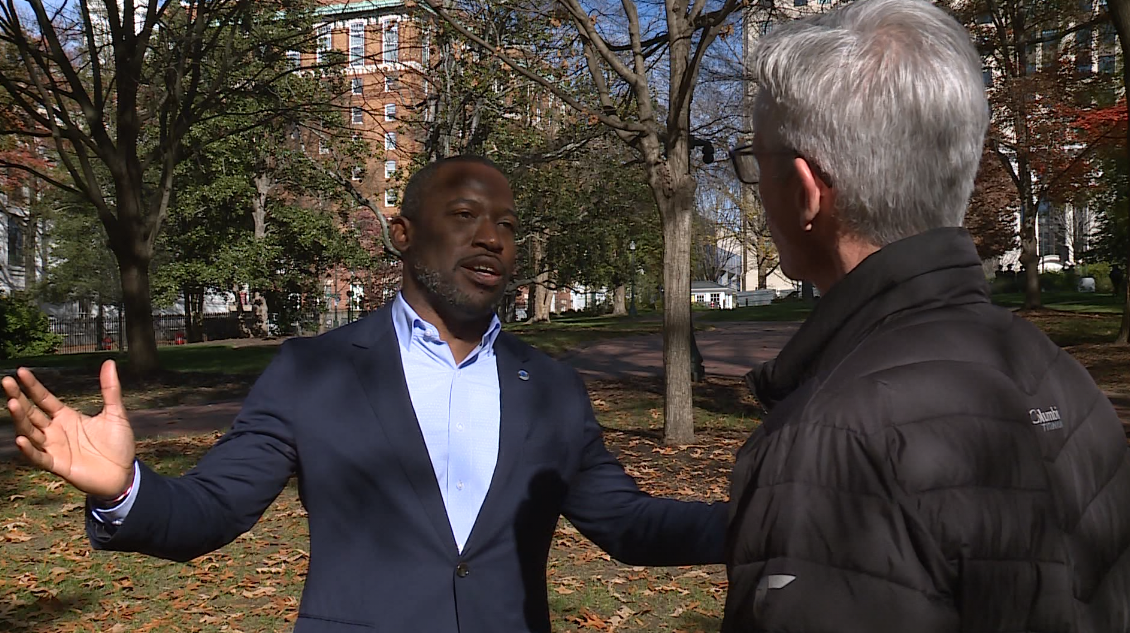 Levar Stoney and Bill Fitzgerald