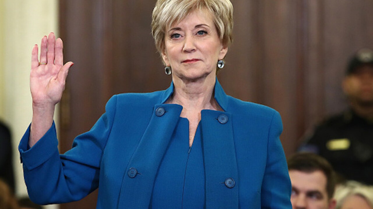 Linda McMahon, former WWE executive, confirmed to head Small Business Administration