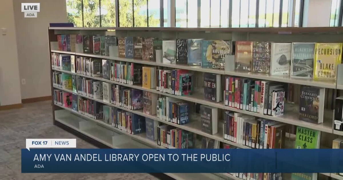 Library Aveng Amy Van Andel Library now open to the public