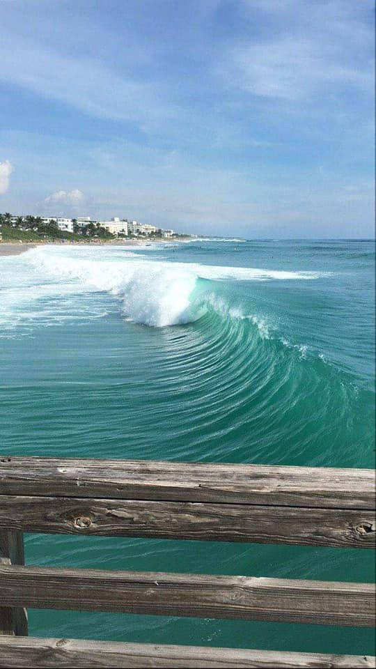 The view from the pier in Lake Worth Beach on Sunday, September 20, 2020.