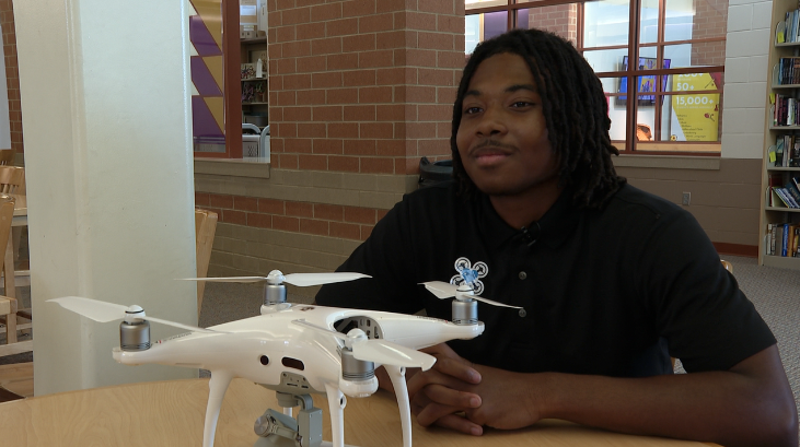 Aiken High school drone