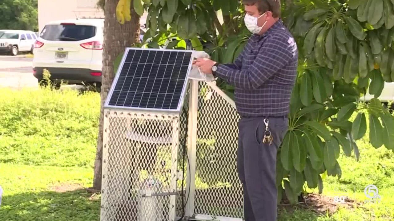 St. Lucie County Mosquito Control trap