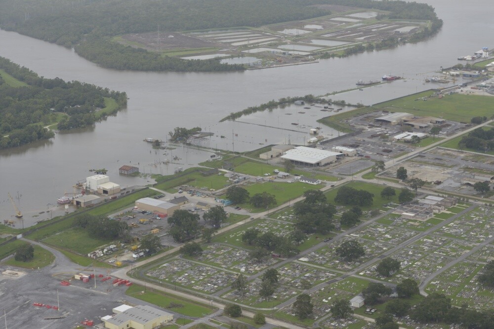 Coast Guard survey of Barry damage