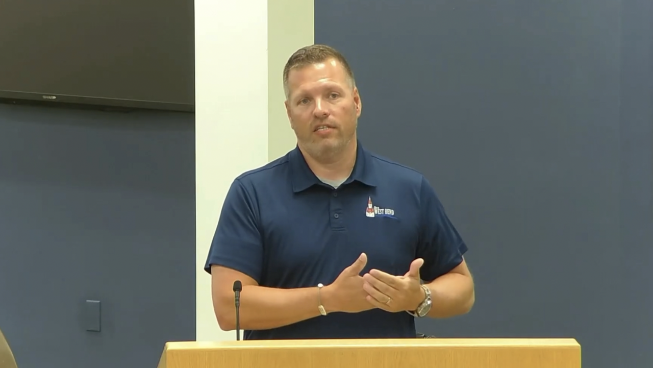 Jesse Thyes is the city administrator of West Bend