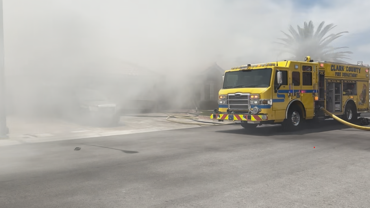 The structure fire at Del Lilly Lane