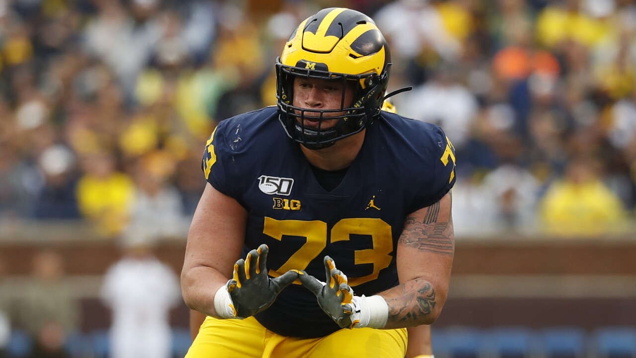 Michigan junior OT Jalen Mayfield leaves to enter NFL draft