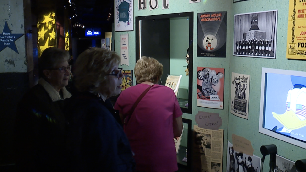Exhibit-goers tour 'Disney100'