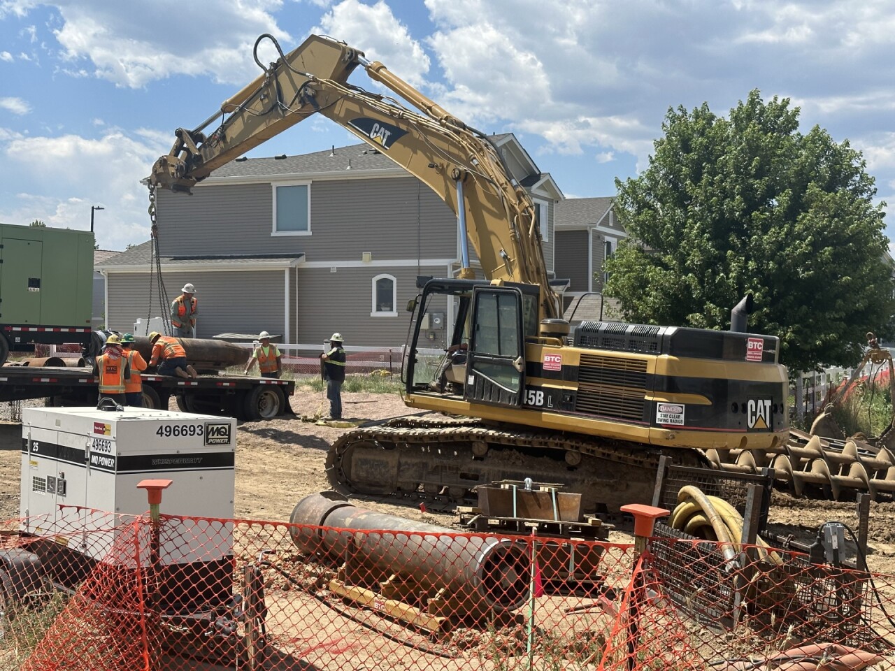 Dozens of trees bulldozed in Green Valley Ranch for new Aurora sewer line