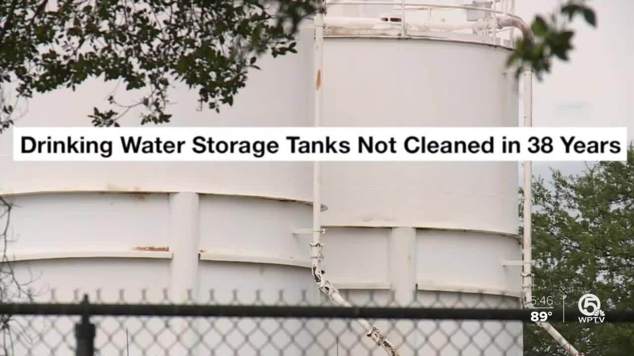 Drinking Water Storage Tanks Not Cleaned in 38 Years