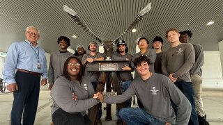 Forged Freedom sculpture 