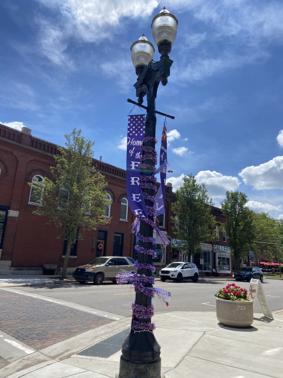 Vision Real Estate's light pole