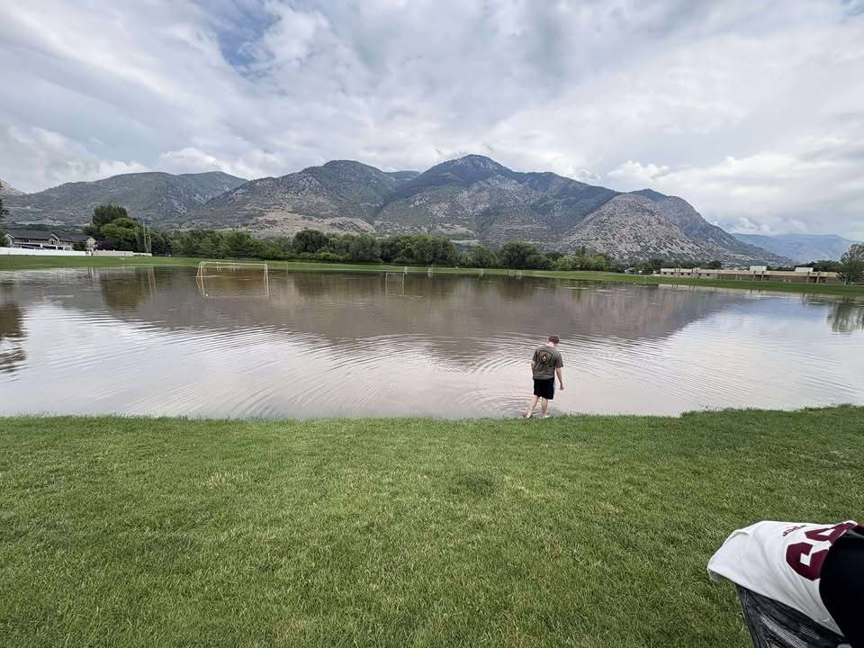 Orton Park flooding in Ogden