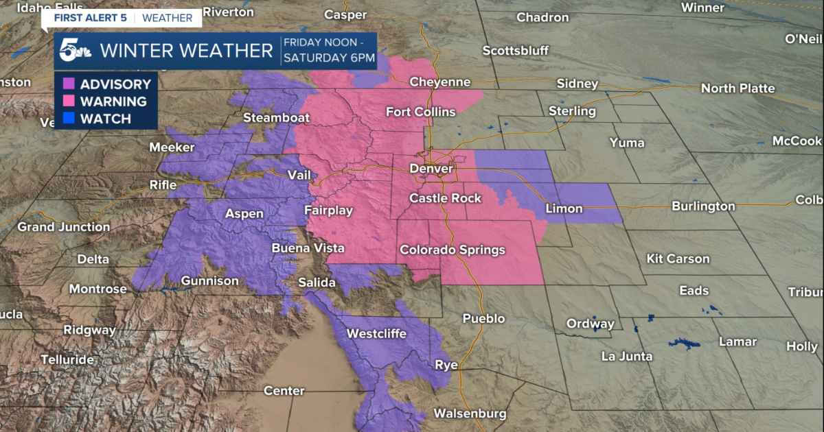Friday starts blustery, ends with snow and rain showers