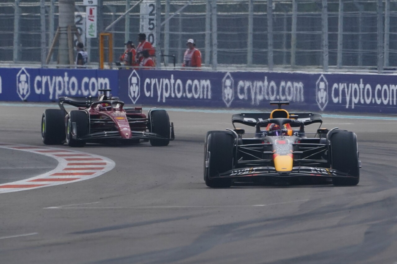 Red Bull leads Ferrari at inaugural Miami Grand Prix
