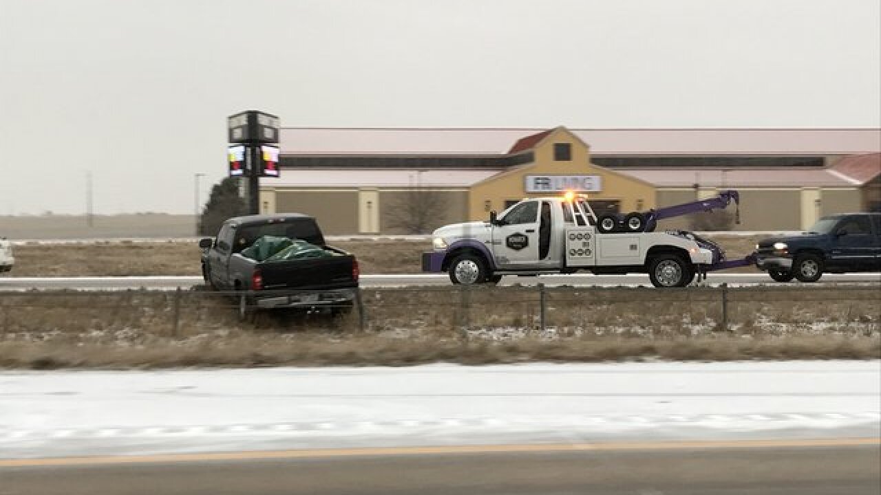 PHOTOS: Snow, freezing rain cause problems