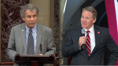 Former U.S. Senator Sherrod Brown will take on U.S. Senator Jon Husted in 2026