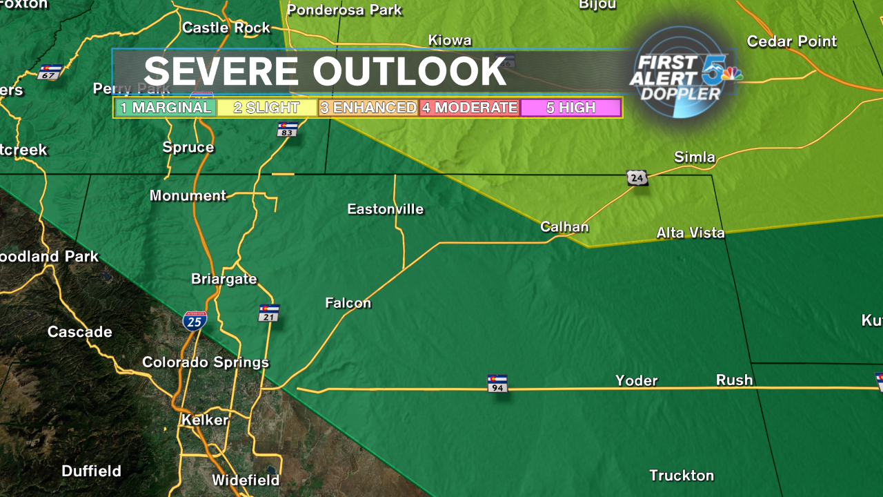 Seeing Slightly Better Chances For Severe Weather In Northern El