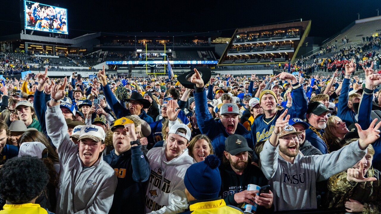 Montana State fans