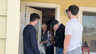 Meals on wheels drop off