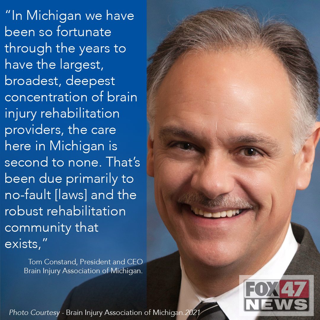 Tom Constand, resident and CEO of the Brain Injury Association of Michigan