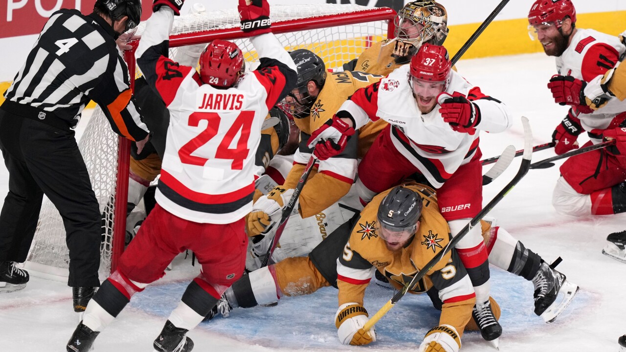 Stanley Cup Hurricanes Golden Knights Hockey