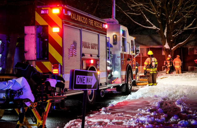 KDPS Fire at S Burdick St Fire