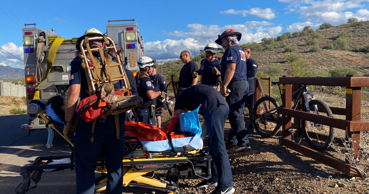 Woman rescued after feeling dizzy in north Phoenix trail