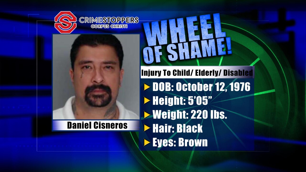 Wheel Of Shame Fugitive: Daniel Cisneros