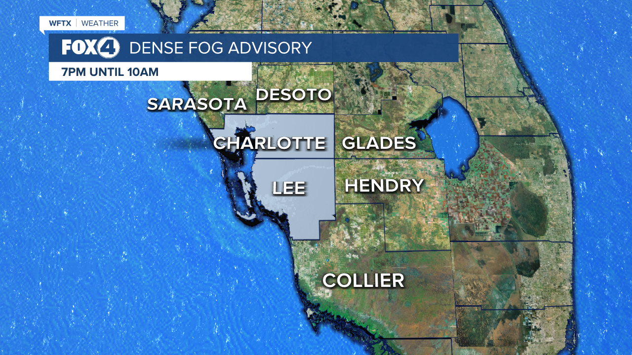 New Year's Eve Dense Fog Advisory