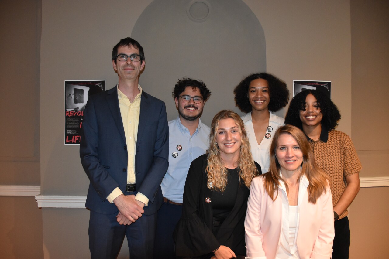 From left: Stuart, Gerardo, Emma (first row), Kristian, Victoria (first row), and Kai