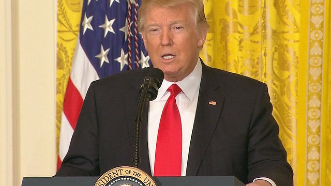 Most memorable lines from Trump's news conference