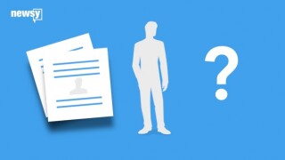 A graphic shows a mystery figure.