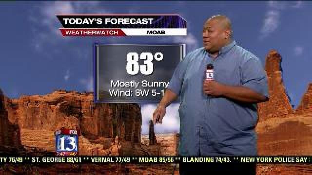 Budah tours the new Weather Center