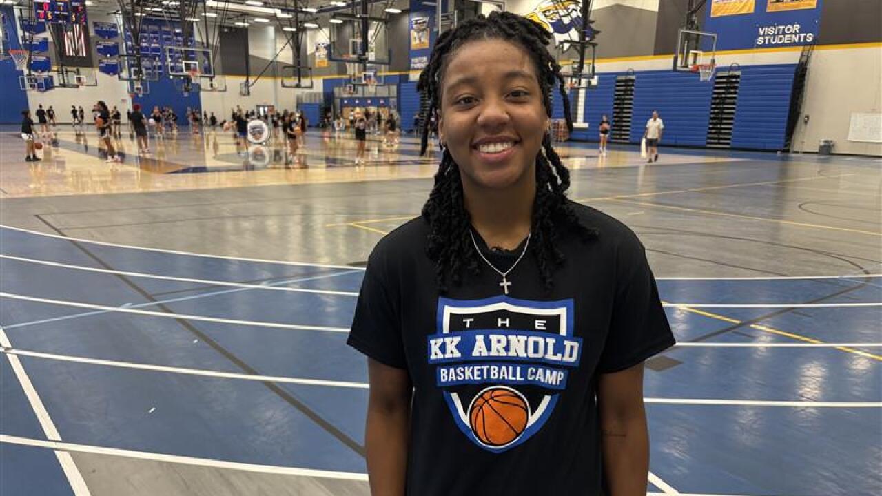NCAA Women's Basketball Champion KK Arnold returns to Germantown to host camp for young female athletes