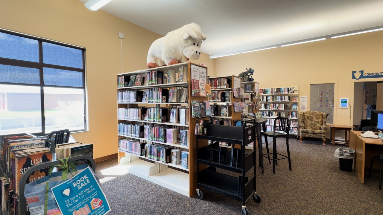 inside East Helena library branch