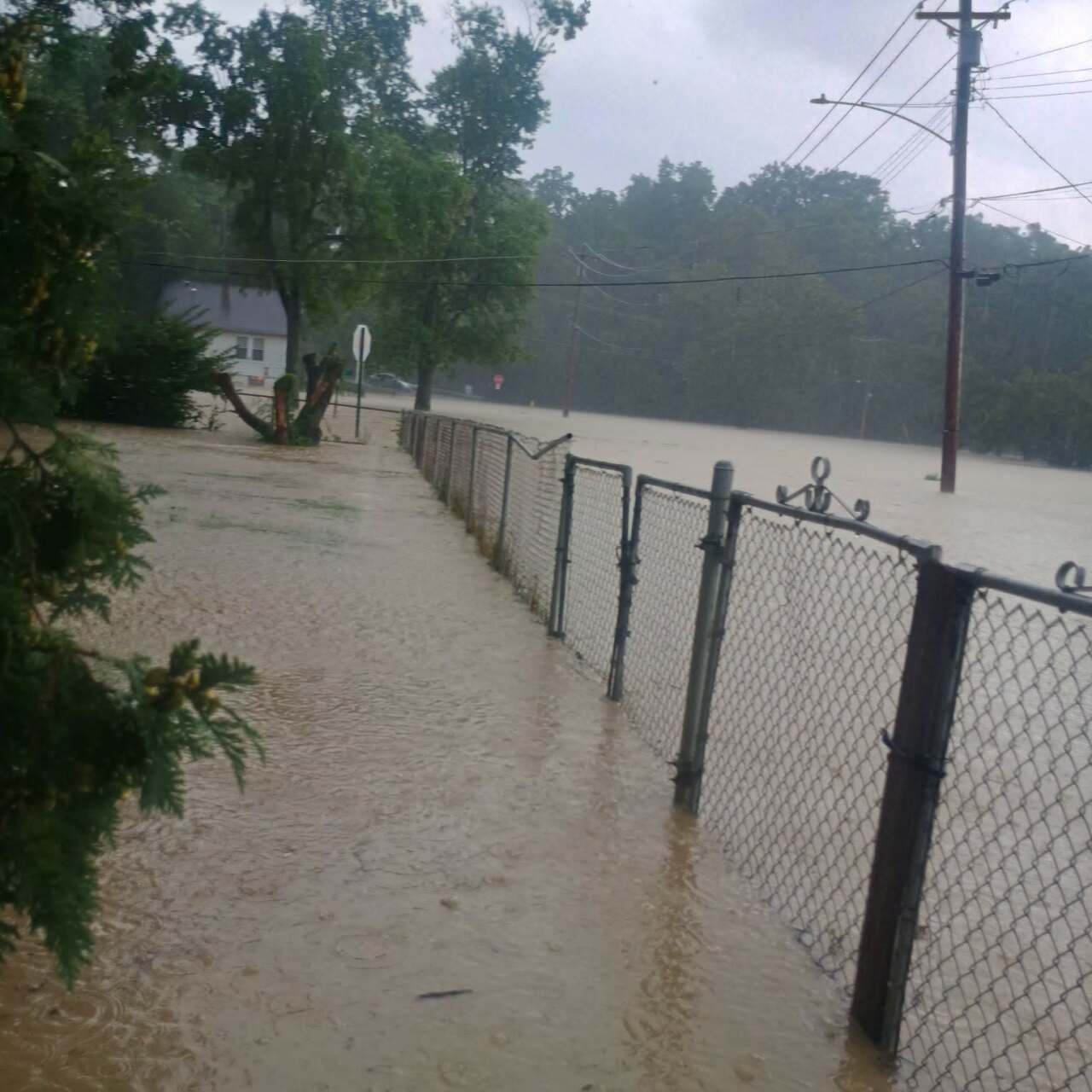 Simpson Avenue Fairfax Flooding 7/17/26