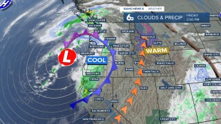 Dramatic temperature changes on the way