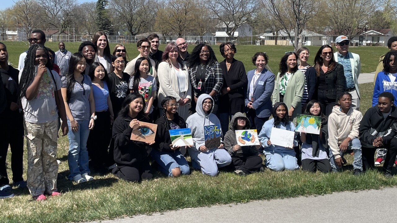  Concrete is turning into green space at Milwaukee Public Schools!