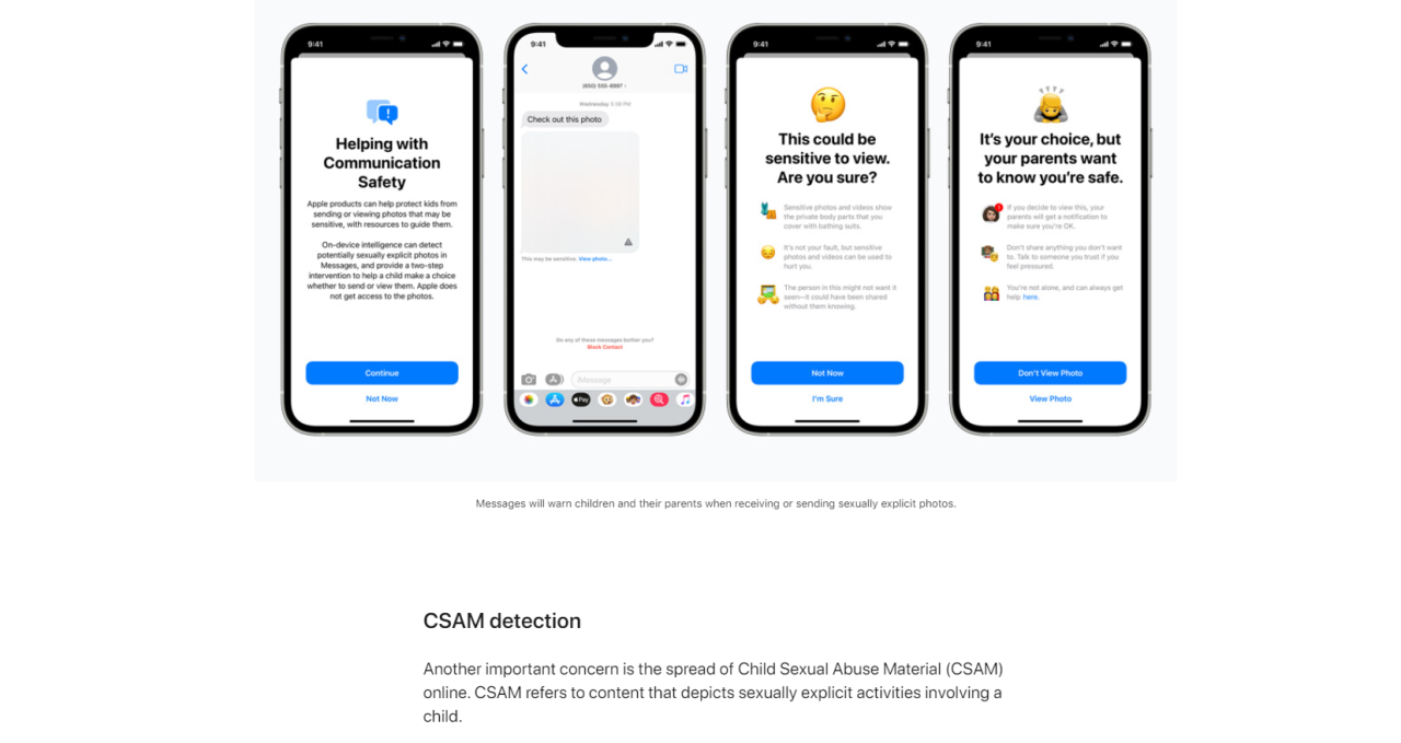 Apple Plans for Detecting Child Porn