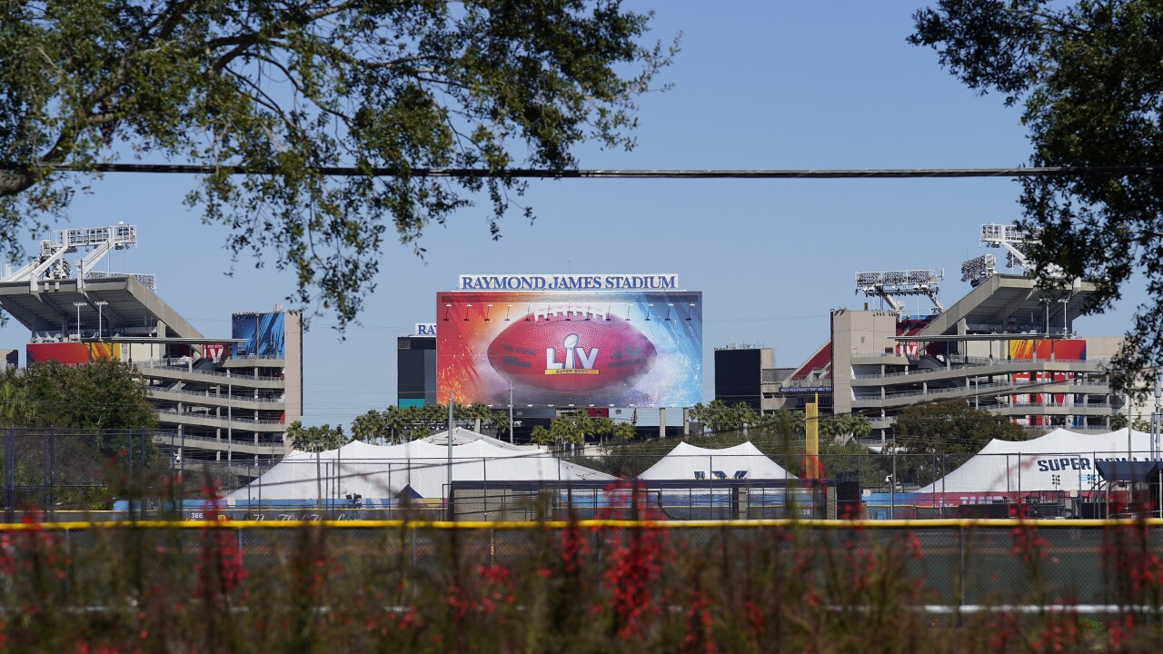 Raymond James Stadium, site of Super Bowl LV