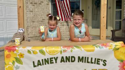 Two little sisters with big hearts are raising money to help kids with hearing loss