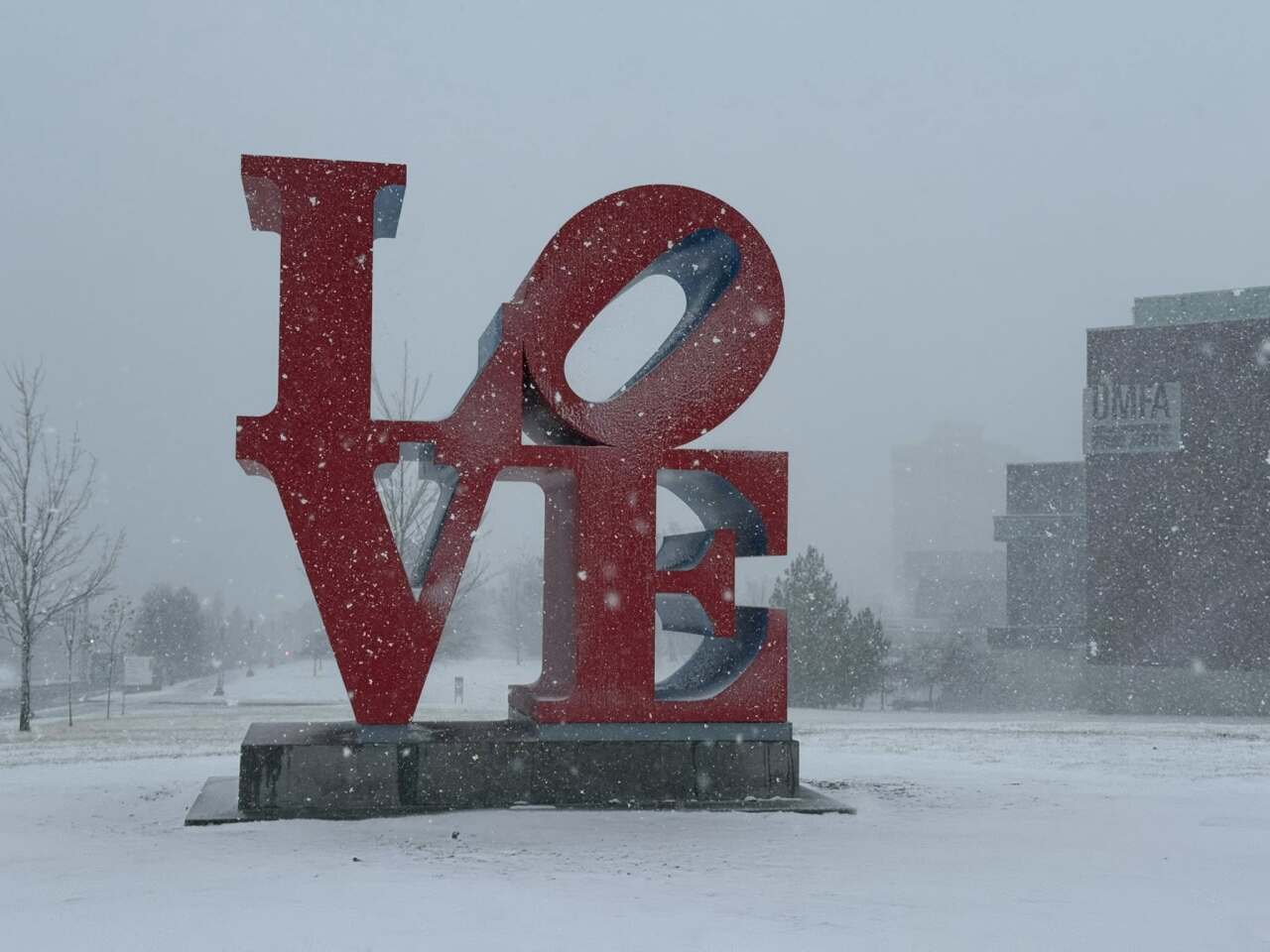 University of Utah LOVE sculpture