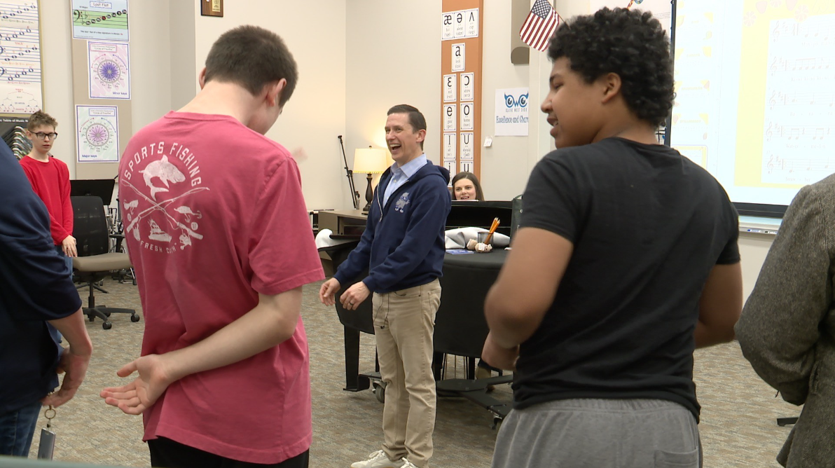 Olathe West special needs choir class